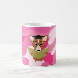 Caneca De Café Canino Cor-de-Rosa