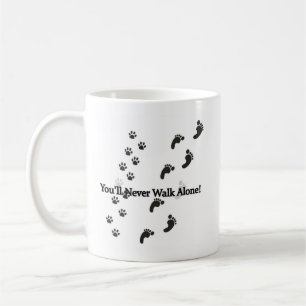 Caneca De Café Canino Nunca Ande Ao Longo Da Mug De Café