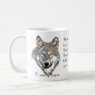 Caneca De Café Canis Lupus 2
