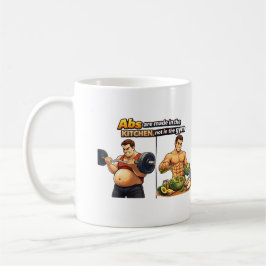 Caneca De Café Canivete de Abdominais é Feito na Cozinha, Não no