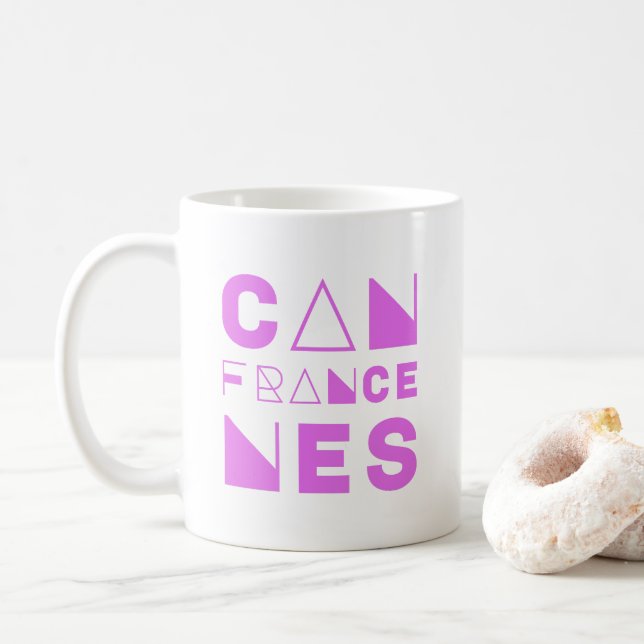 CANECA DE CAFÉ CANNES-FRANÇA (Com Donut)