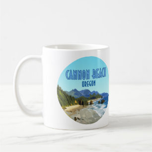Caneca De Café Cannon Beach Oregon Coast Vintage