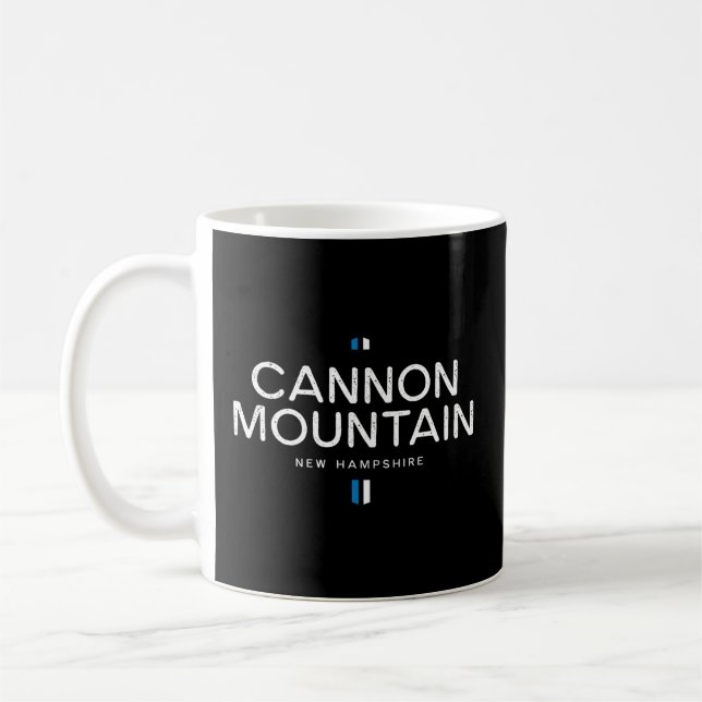 Caneca De Café Cannon Mountain New Hampshire (Esquerda)