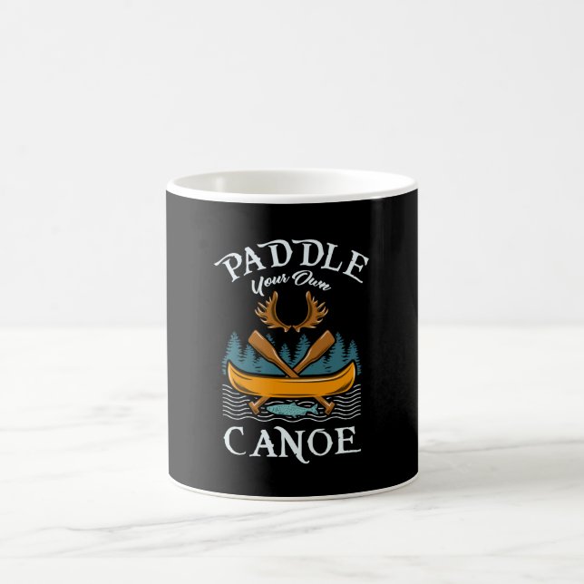 Caneca De Café Canoagem - Coloque sua própria canoa (Centro)