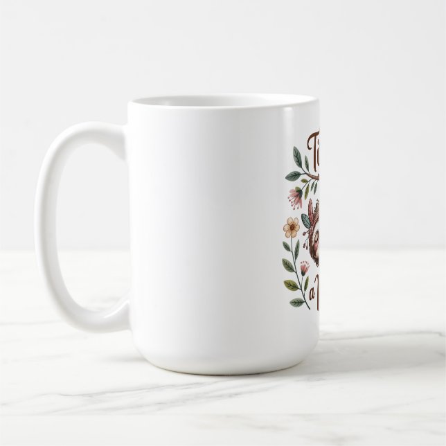 Caneca De Café Cansada Como Uma Mãe (Esquerda)