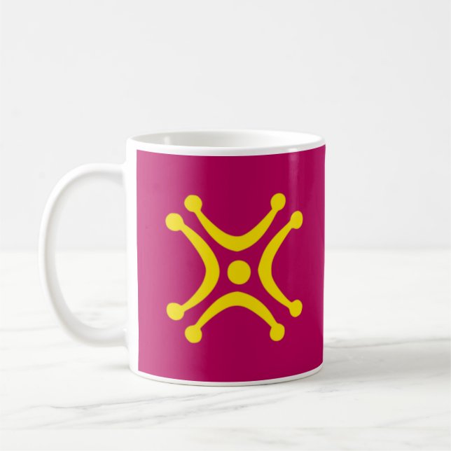 Caneca De Café Cantabrian Lábaru Flag (Esquerda)
