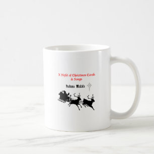 Caneca De Café Cantando ao longo do Natal - Caróis e Alegria Fest