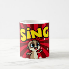 Caneca De Café Cantando Meerkat