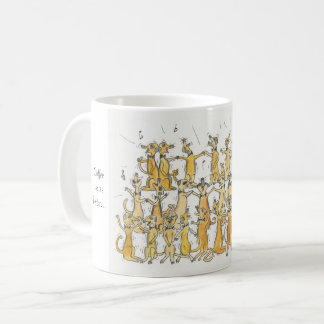 Caneca De Café Cantando Meerkat Mug