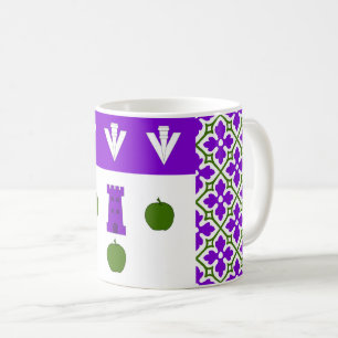 Caneca De Café Cantão de Caer Gelynniog Populace Crachá