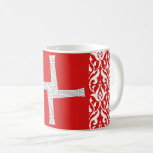 Caneca De Café Cantão de Crois Brigte Populace Crachá