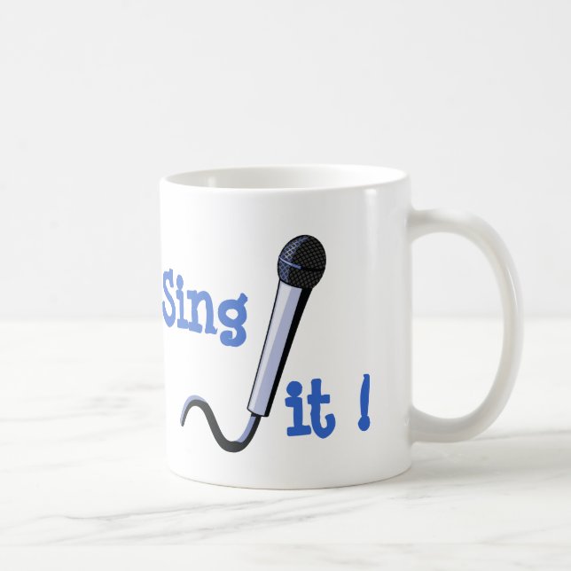 Caneca De Café Cante-o! (Direita)