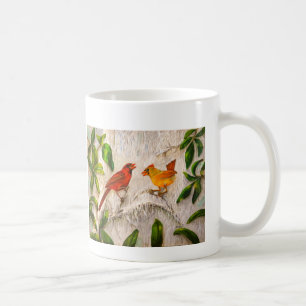 Caneca De Café Canto dos cardeais do amor