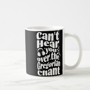 Caneca De Café Canto Gregoriano Engraçado Católico Tradicional La