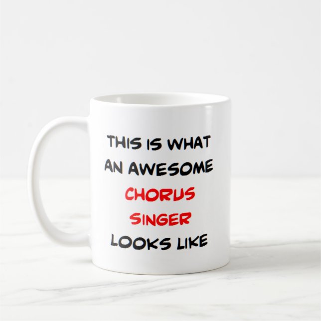 Caneca De Café cantor coro, incrível (Esquerda)