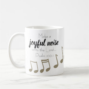 Caneca De Café Cantor Musical Note