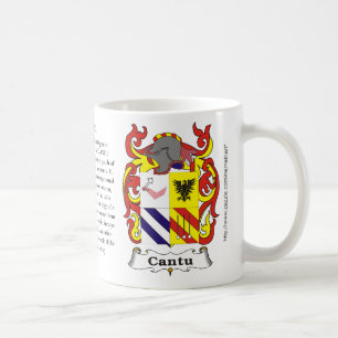 Caneca De Café Cantu, a origem, significado e a crista