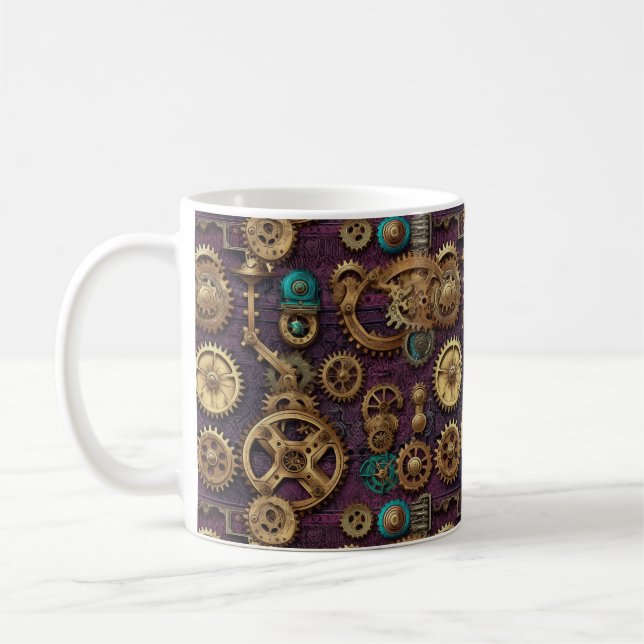 Caneca De Café Canugo De Máquina Vapor (Esquerda)