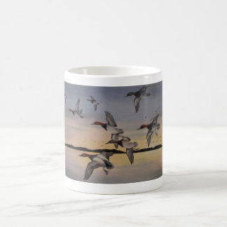 Caneca De Café Canvasbacks do por do sol