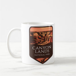 Caneca De Café Canyonlands National Park Sunset Emblem