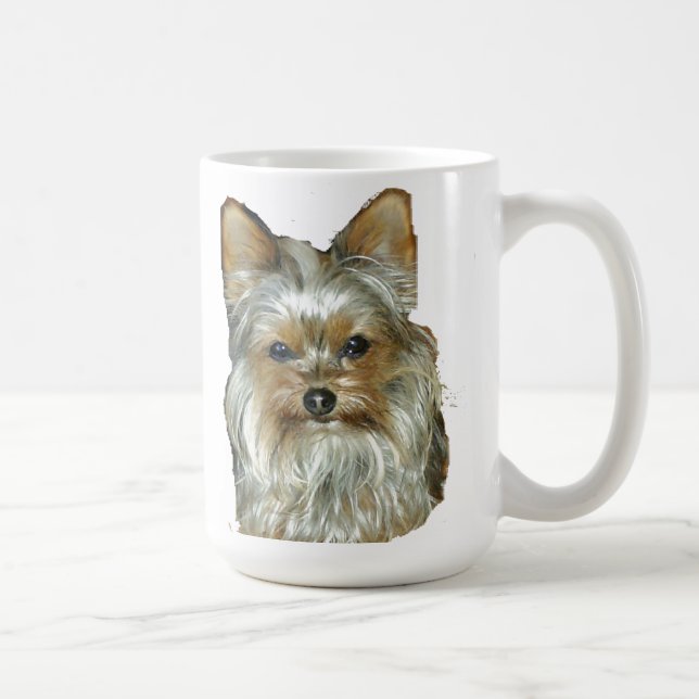 Caneca De Café Cão 4B,Yorkshire Terrier,Mug (Direita)