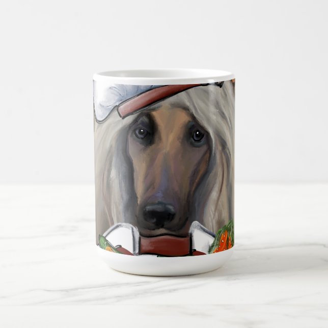 Caneca De Café Cão Afegão        (Centro)