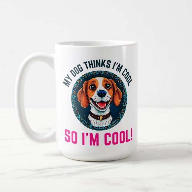 Caneca De Café Cão-beagle (Esquerda)