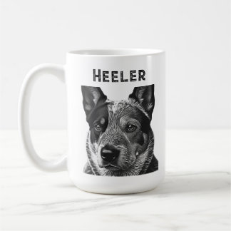 Caneca De Café Cão Blue Heeler Heeler