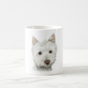 Caneca De Café Cão bonito de Westie