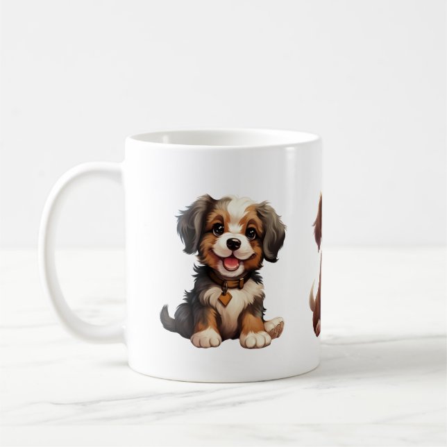 Caneca De Café Cão Cachorro (Esquerda)