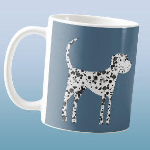 Caneca De Café Cão Dalmático Divertido
