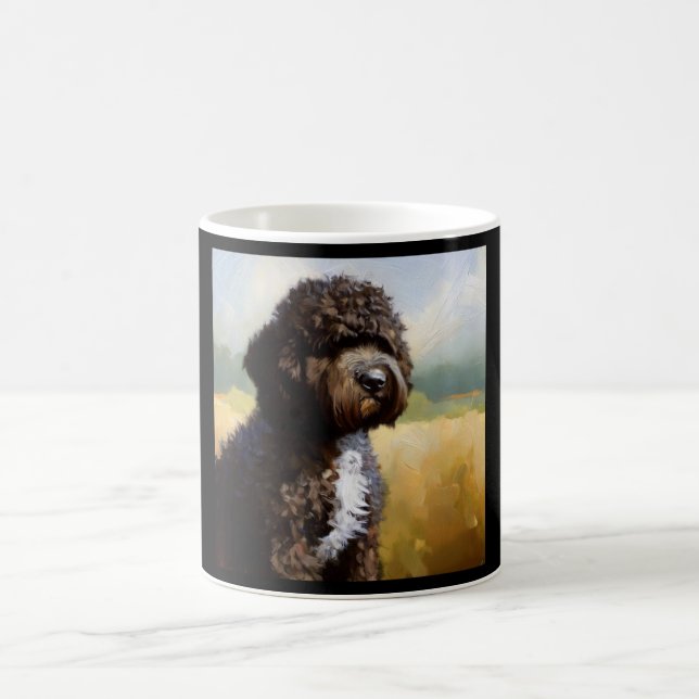 Caneca De Café Cão de Água Português (Centro)
