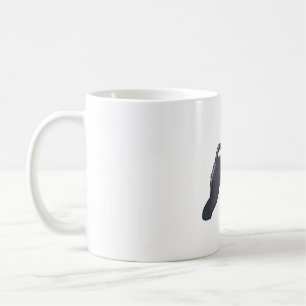 Caneca De Café Cão-de-bico-preto-miniatura