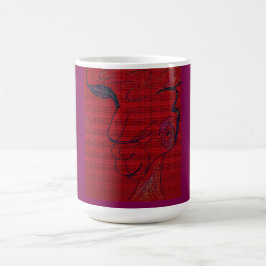 Caneca De Café Cão de Caça de Ficção Científica Fantasia