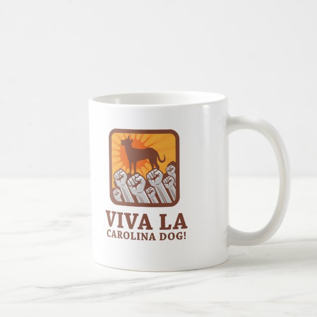 Caneca De Café Cão de Carolina (Direita)