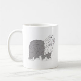 Caneca De Café Cão de Ovelha Inglês