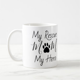 Caneca De Café Cão de Salvamento Mãe Foto Herói Mug