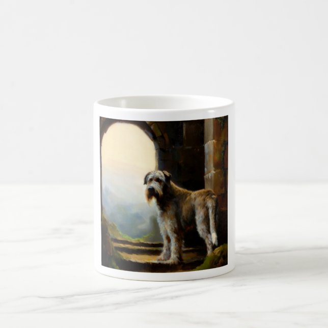 Caneca De Café Cão de Wolfhound Irlandês (Centro)
