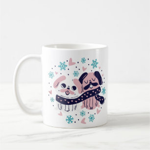 Caneca De Café cão dia de os namorados cão cão cão cão cão design
