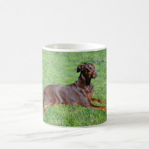 Caneca De Café Cão do Doberman