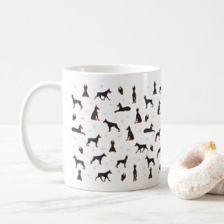 Caneca De Café Cão Doberman Pinscher