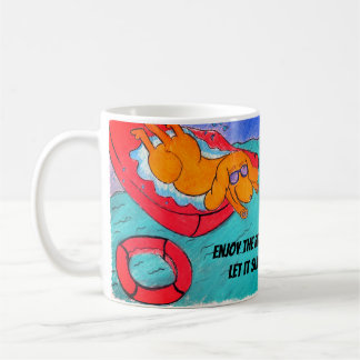 Caneca De Café Cão engraçado bonito dos desenhos animados