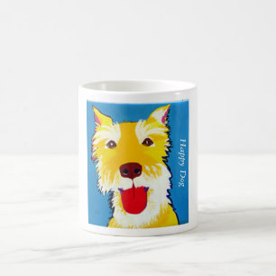 Caneca De Café Cão feliz