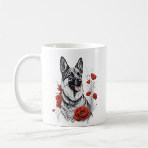 Caneca De Café Cão german shepherd