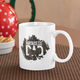 Caneca De Café Cão Pai do Havanês Personalizado