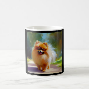 Caneca De Café Cão Pomerano