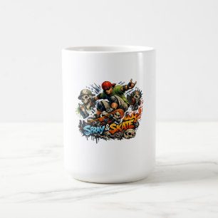 Caneca De Café Caos de Spray & Skate