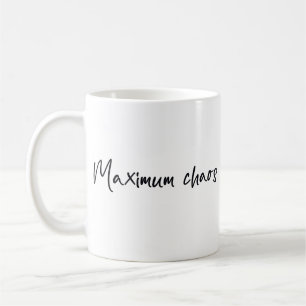Caneca De Café Caos máximo