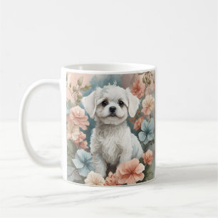 Caneca De Café Cãozinho branco-branco