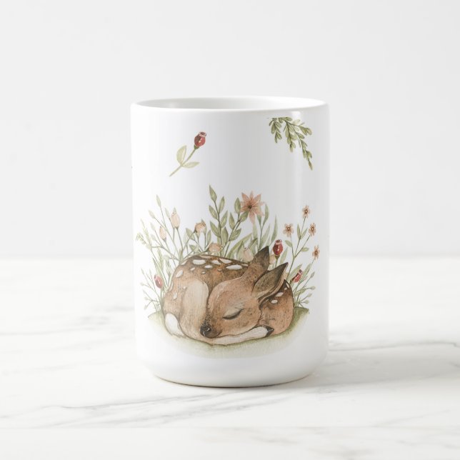 Caneca De Café Cãozinho clássico de veado (Centro)